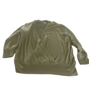 Athleta Green Wrap Shirt Size Extra Large XL